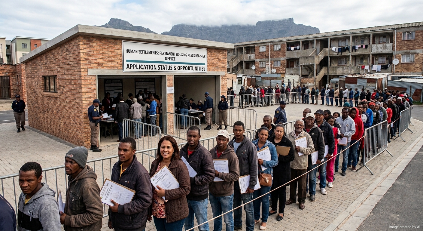 Cape Town Housing Demand Leaves nearly 490,000 Applicants Awaiting Opportunities